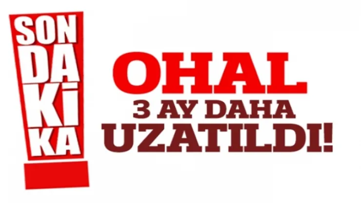 OHAL'i 4. kez uzatan tezkere Meclis'ten geçti