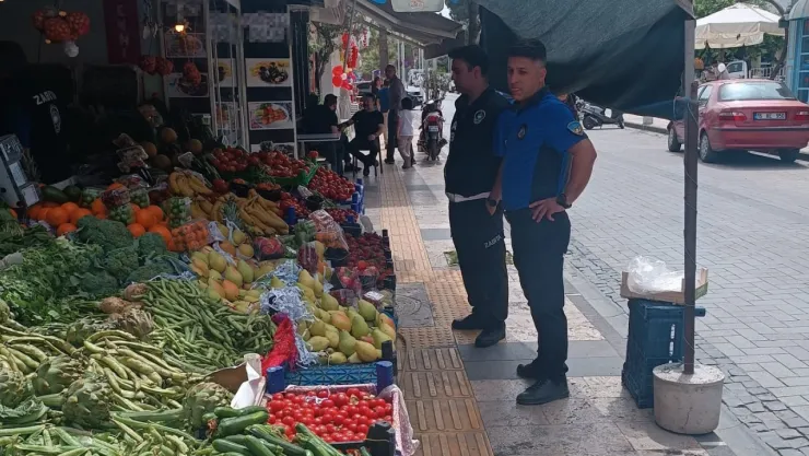 Turgutlu Belediye Zabıtasından Seyyar ve İşgal Denetimi