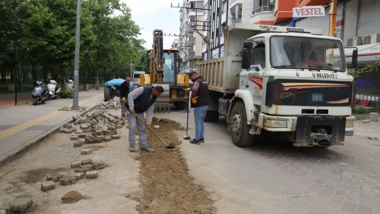 Turgutlu Belediyesi Fen İşleri Müdürlüğü Ekiplerinden Çok Yönlü Çalışma