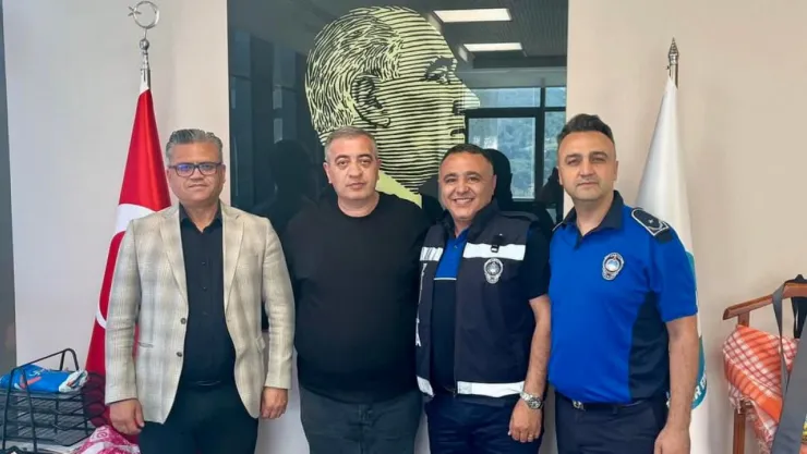 Turgutlu Belediyesi Zabıta Teşkilatından Manisa Büyükşehir Belediyesi'ne Nezaket Ziyareti