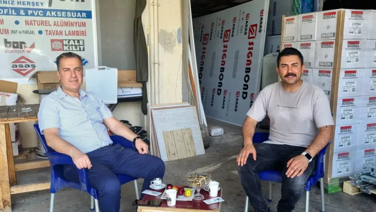 Turgutlu Kaymakamı Kapankaya'dan İş Yeri Ziyaretleri devam ediyor