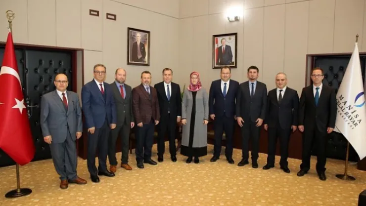 Yeni Göreve Başlayan Manisa Celal Bayar Üniversitesi Rektörü Prof. Dr. Rana Kibar'a Hayırlı Olsun Ziyareti