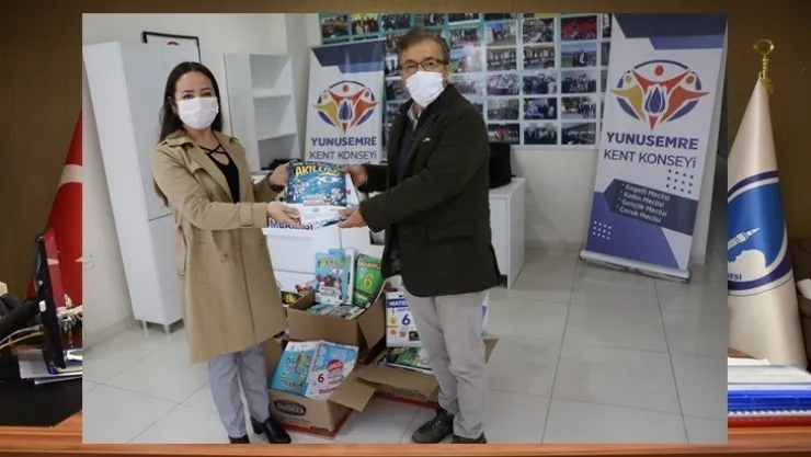 Yunus Emre kitap ve oyuncak kampanyasını sürdürüyor