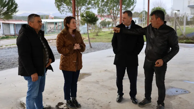 Başkan Balaban Küçüksümbüller'De İncelemelerde Bulundu