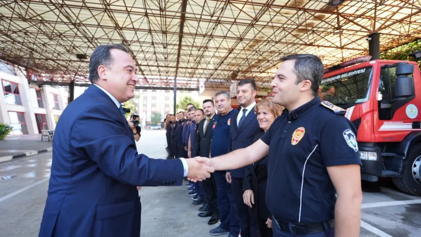 Başkan Dutlulu'dan İtfaiyecilere Anlamlı Ziyaret