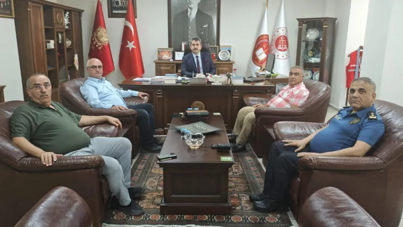 Ticaret Borsası Yönetim Kurulu Turgutlu Cumhuriyet Başsavcılığına Ziyarette Bulundu