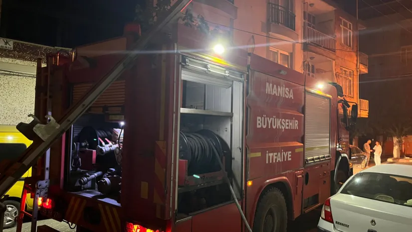 Turgutlu'da Bahçede Çıkan Yangın Korkuttu