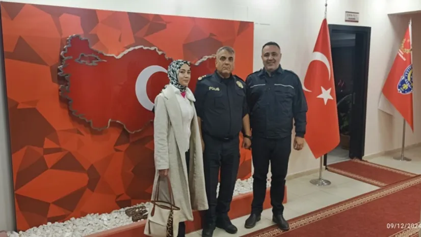TV45 Ekibinden Turgutlu İlçe Emniyet Müdürlüğü'ne Anlamlı Ziyaret