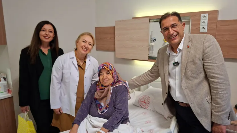 Ak Parti İl Başkanı Turgut'tan Merkez Efendi Hastanesi'ne Ziyaret