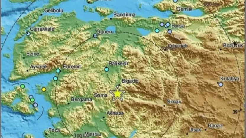 TURGUTLU'DA 6.1 ŞİDDETİNDE DEPREM!