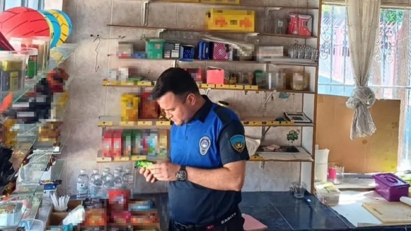 Turgutlu Zabıtasından Okul Kantinlerine Denetim